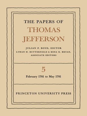 cover image of The Papers of Thomas Jefferson, Volume 5